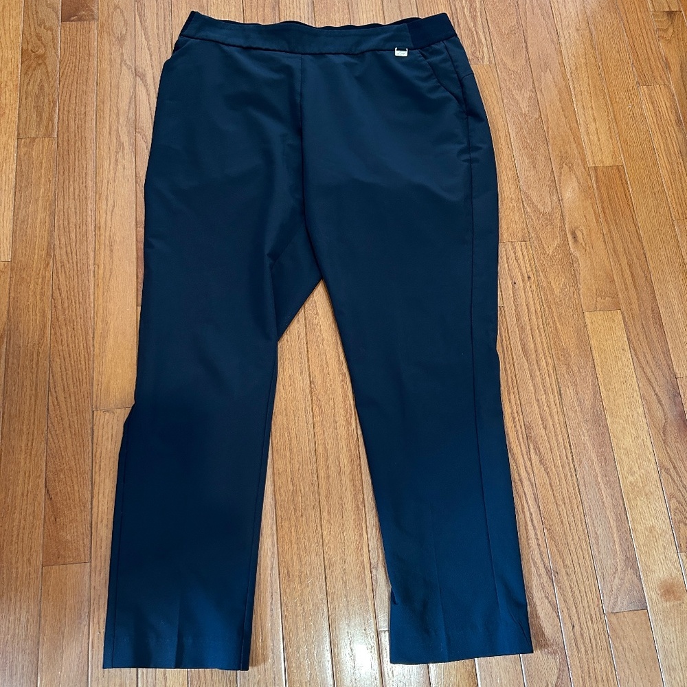 Ladies Greg Norman Lightweight Black golf pants, size Large